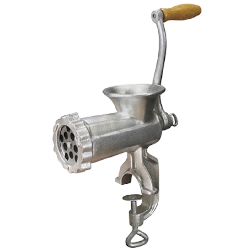 WESTON - Weston Electroplated Tin Coated Silver Manual speed 10 spm Meat Grinder [36-1001-W]