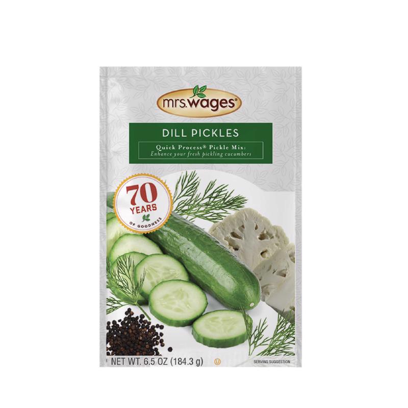 MRS. WAGES - Mrs. Wages Dill Pickles Mix 6.5 oz 1 pk - Case of 12
