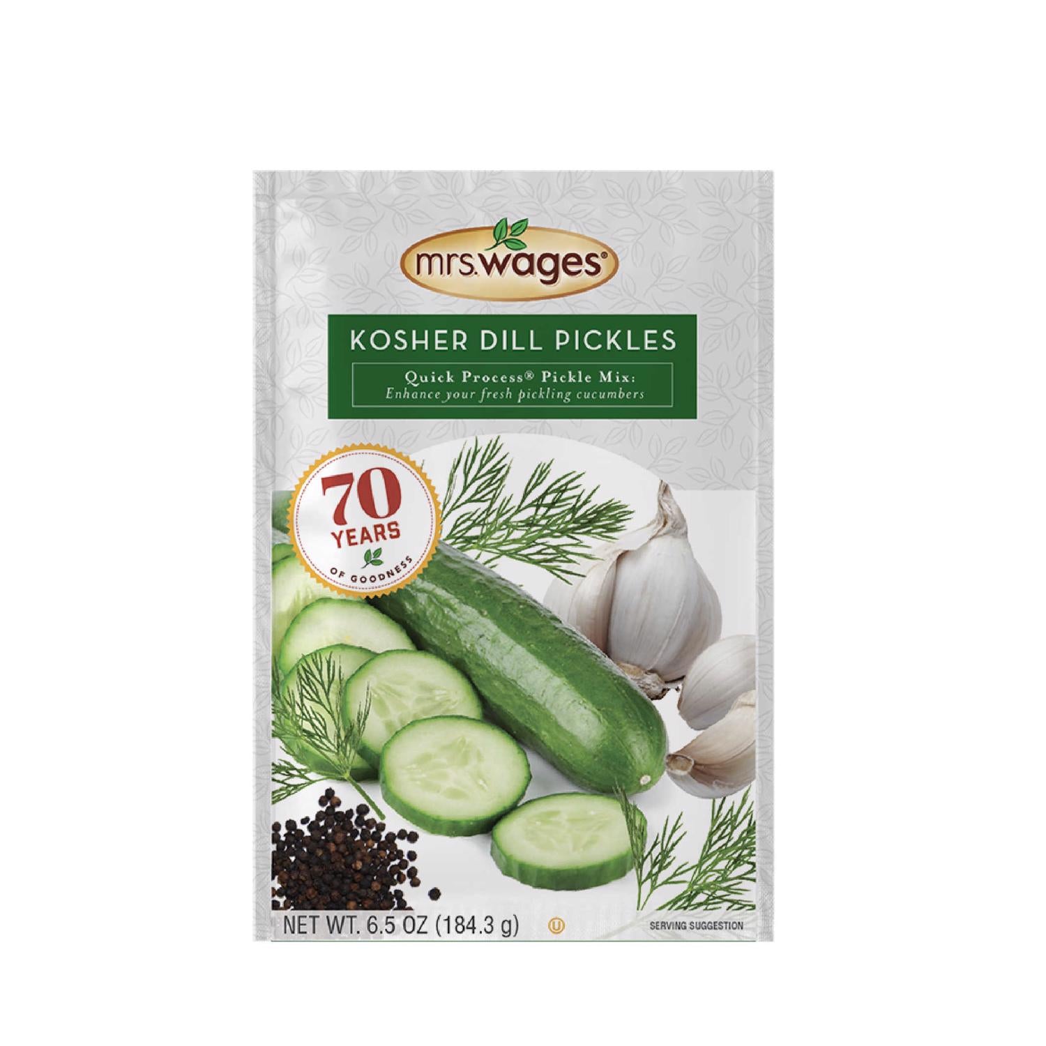 Mrs. Wages Kosher Dill Pickle Mix 6.5 oz 1 pk - Case of 12