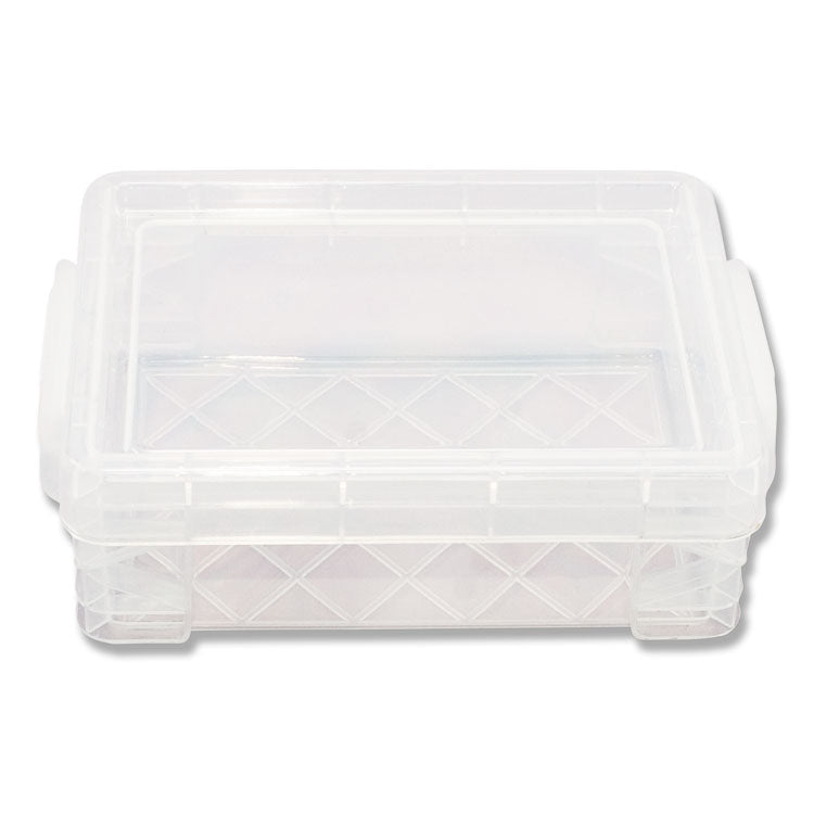 Advantus - Super Stacker Crayon Box, Plastic, 4.75 x 3.5 x 1.6, Clear