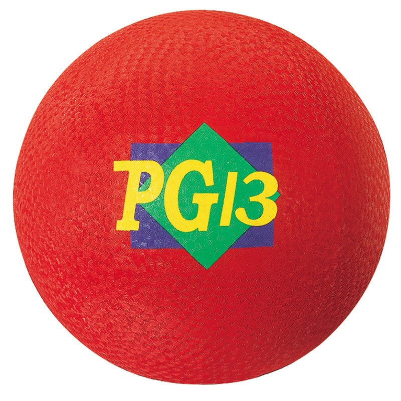 MARTIN SPORTS - Playground Ball, 13" Diameter, Red