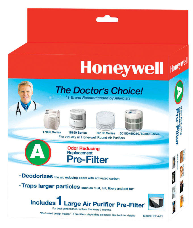 HONEYWELL - Honeywell 10.13 in. H X 2.75 in. W Square Carbon Pre-Filter