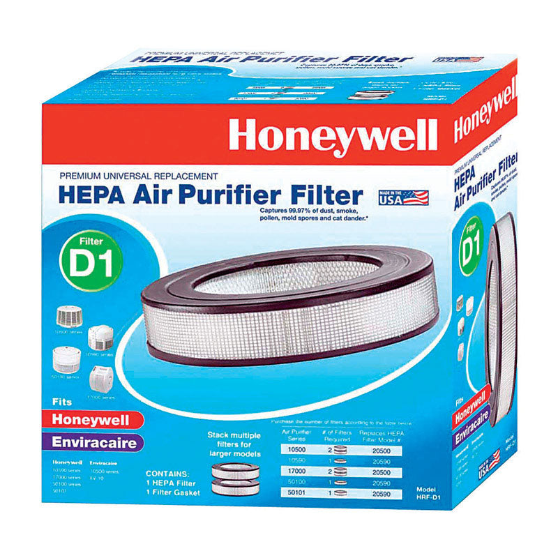 HONEYWELL - Honeywell HEPAClean 4.3 in. H X 11.2 in. W Round HEPA Air Purifier Filter