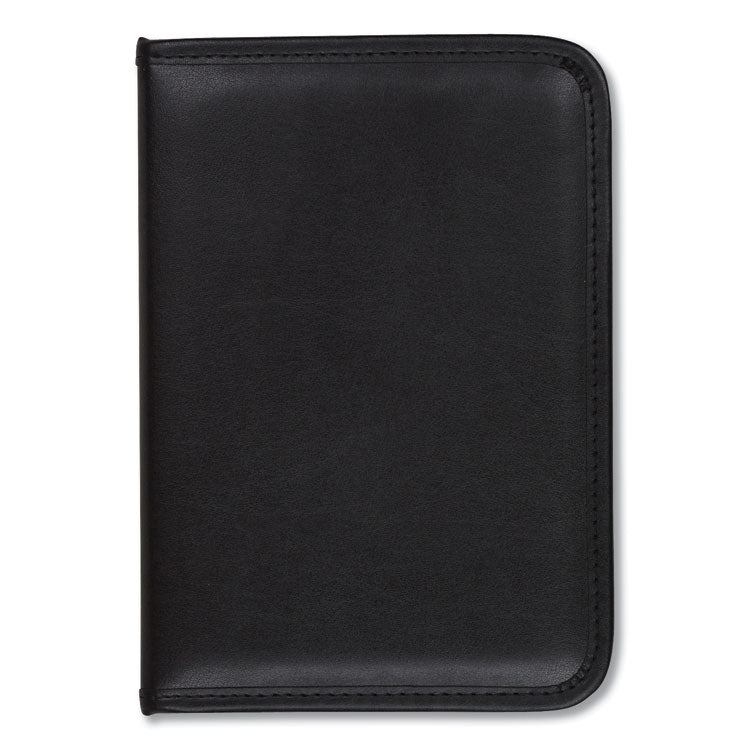 Samsill - Professional Padfolio, 3/4w x 9 1/4h, Open Style, Black