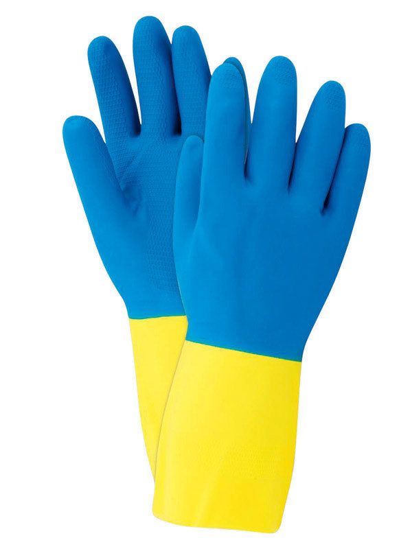SOFT SCRUB - Soft Scrub Neoprene Cleaning Gloves L Blue 1 pair