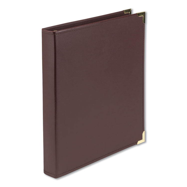 Samsill - Classic Collection Ring Binder, 3 Rings, 1" Capacity, 11 x 8.5, Burgundy