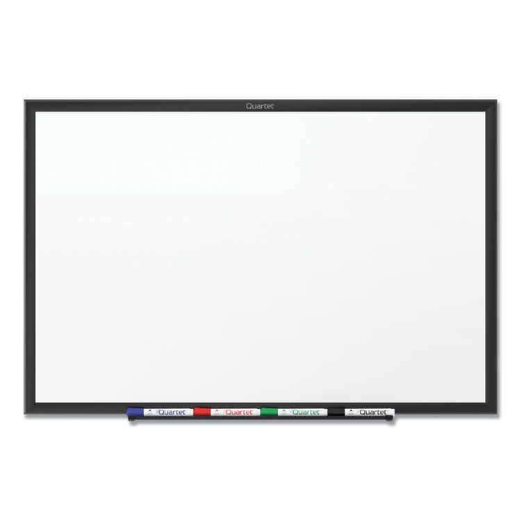 Quartet - Classic Series Total Erase Dry Erase Boards, 36 x 24, White Surface, Black Aluminum Frame