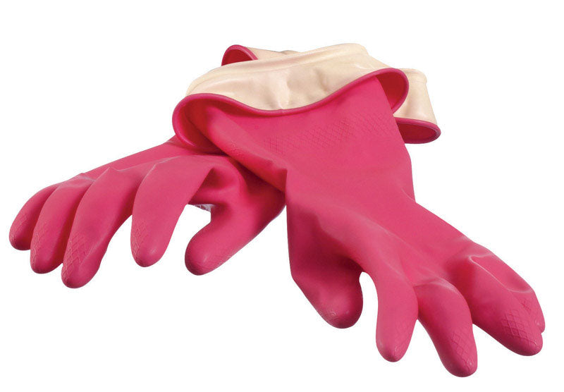 CASABELLA - Casabella Latex Cleaning Gloves M Pink 1 pair