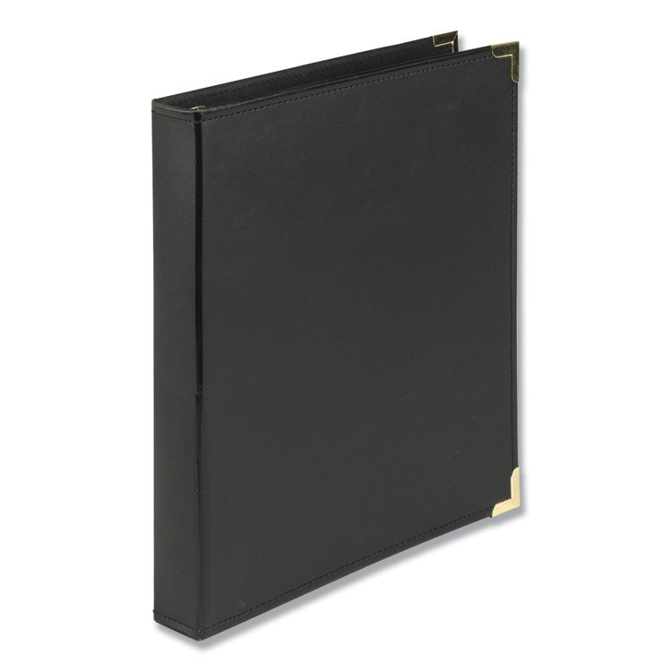 Samsill - Classic Collection Ring Binder, 3 Rings, 1" Capacity, 11 x 8.5, Black