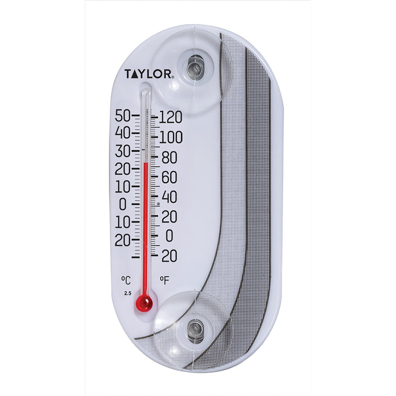 TAYLOR - Taylor Tube Thermometer Plastic White 4 in.