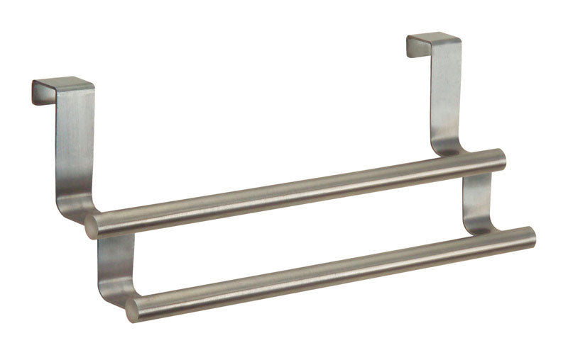 IDESIGN - iDesign Chrome Silver Towel Bar 9-1/4 in. L Stainless Steel