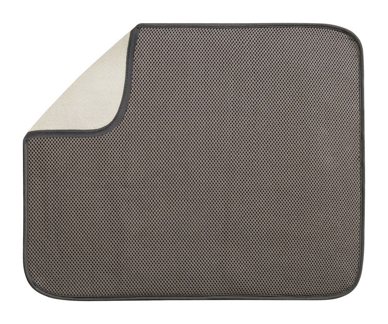 IDESIGN - iDesign IDry 18 in. L X 16 in. W X 0.5 in. H Microfiber Drying Mat [41243]