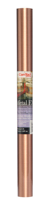 CON-TACT - Con-Tact Metal FX 6 ft. L X 18 in. W Copper Shelf Liner