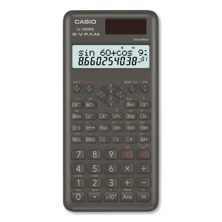 Casio - FX-300MSPLUS2 Scientific Calculator, 12-Digit LCD