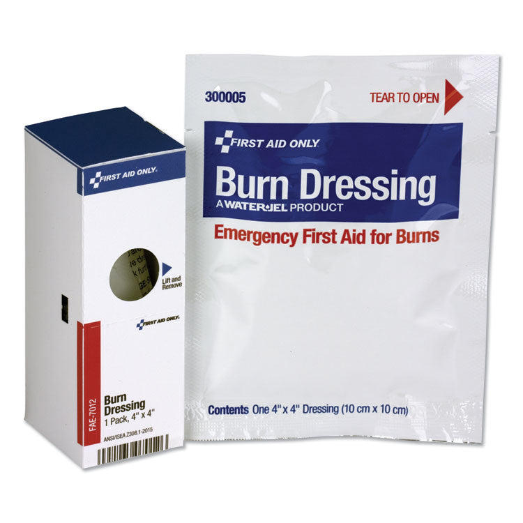 First Aid Only - SmartCompliance Refill Burn Dressing, 4 x 4, White (8364614)