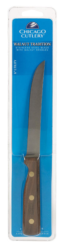 CHICAGO CUTLERY - Chicago Cutlery Walnut Tradition Stainless Steel Utility Knife 1 pc