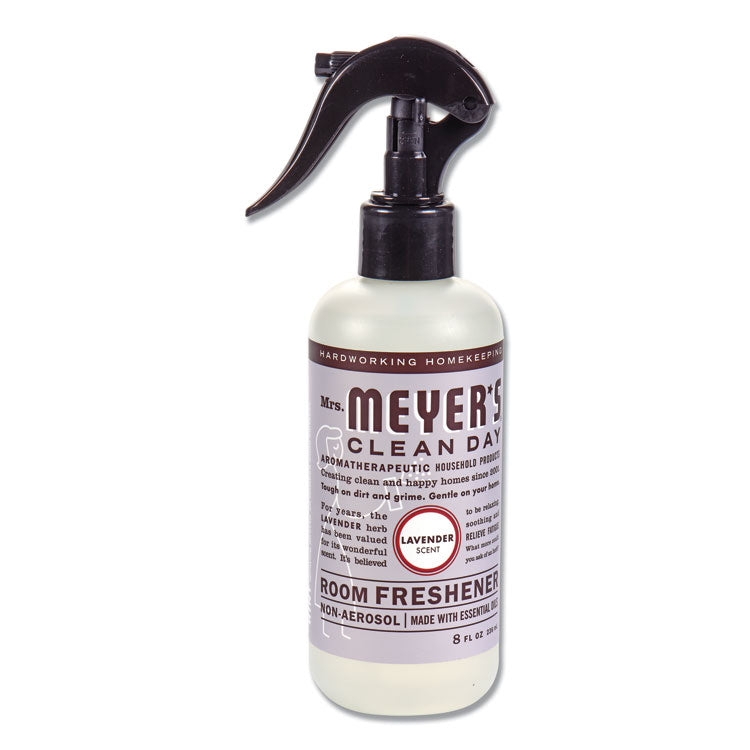 Mrs. Meyer's - Clean Day Room Freshener, Lavender, 8 oz, Non-Aerosol Spray, 6/Carton