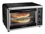 HB - HB Stainless Steel Black Convection Toaster Oven 14.5 in. H X 23 in. W X 18 in. D