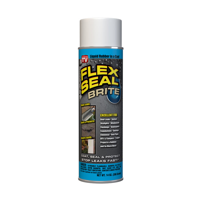 FLEX SEAL FAMILY OF PRODUCTS - Flex Seal Family of Products Flex Seal Off White Brite Rubber Spray Sealant 14 oz - Case of 6