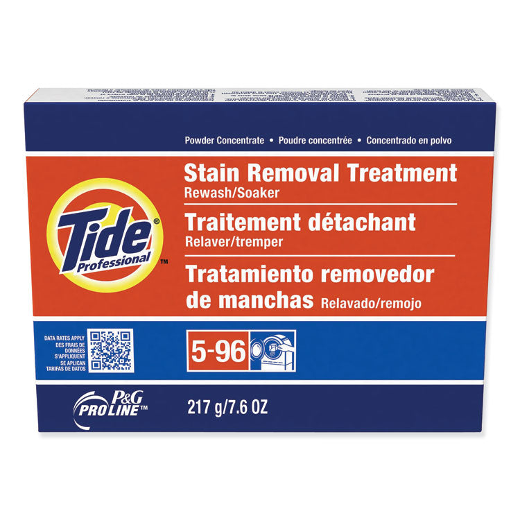 Tide Professional - Stain Removal Treatment Powder, 7.6 oz Box, 14/Carton