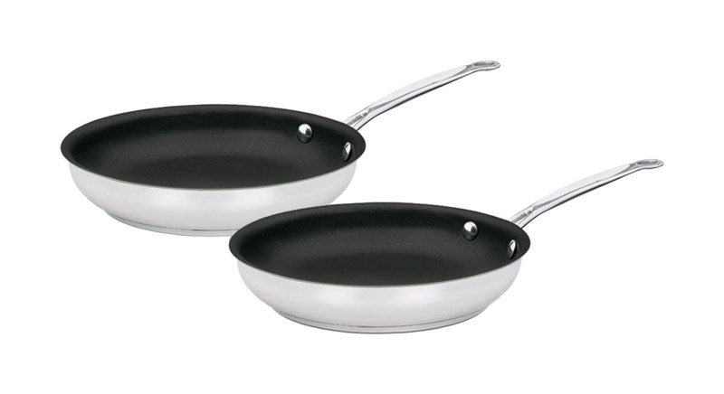 CUISINART - Cuisinart Chef's Classic Stainless Steel Skillet 9 & 11 in. Silver