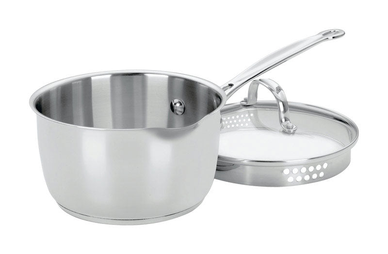 CUISINART - Cuisinart Chef's Classic Stainless Steel Saucepan 2 qt Silver