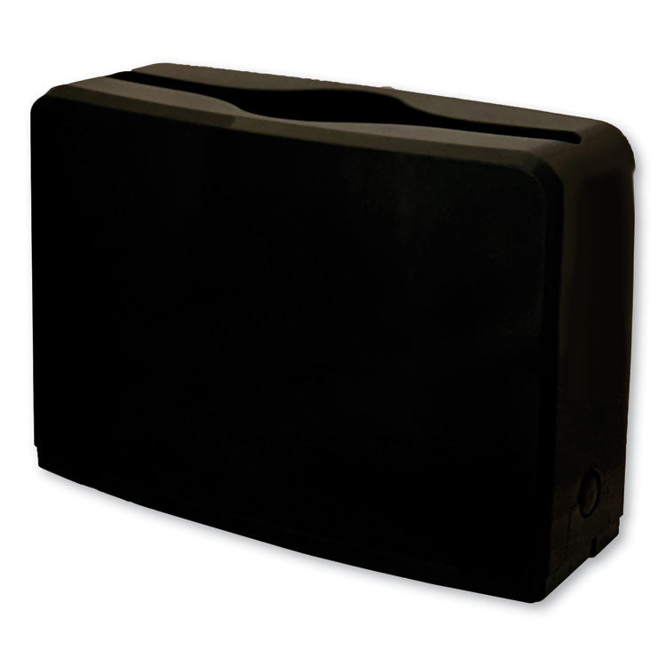 GEN - Countertop Folded Towel Dispenser, 10.63 x 7.28 x 4.53, Black