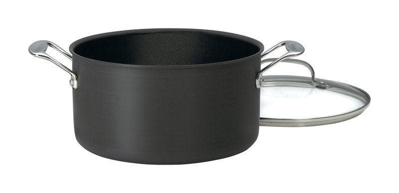 CUISINART - Cuisinart Chef's Classic Stainless Steel Stock Pot 6 qt Black