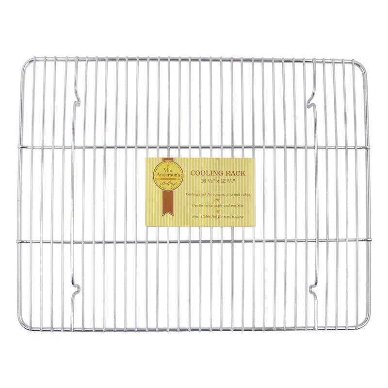 MRS. ANDERSON'S BAKING - Mrs. Anderson's Baking Baking 12-3/4 in. W X 16-1/2 in. L Cooling Rack Silver