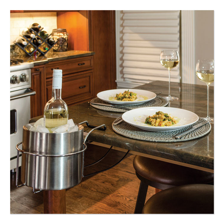 C-Line - Wine By Your Side, Steel Frame/Red Wine Adapter/Ice Bucket, 161.06 cu in, Stainless Steel