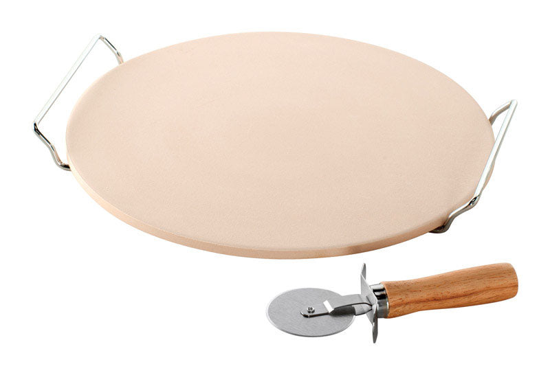 NORDICWARE - Nordic Ware 13 in. W X 13 in. L Pizza Stone Natural