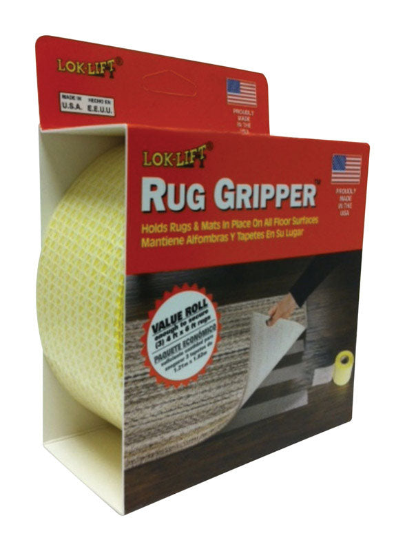 LOK-LIFT - Lok-Lift 2.5 in. W X 60 ft. L Reversible Scrim Indoor Rug Gripper