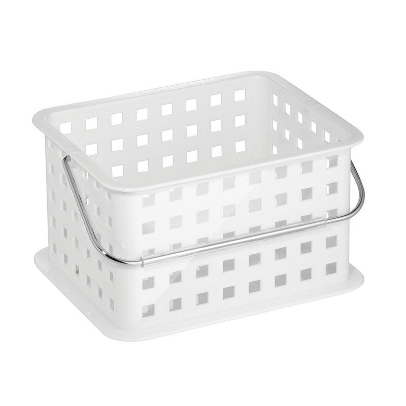 IDESIGN - iDesign White Storage Basket 7 in. H X 5 in. W X 9.25 in. D - Case of 3