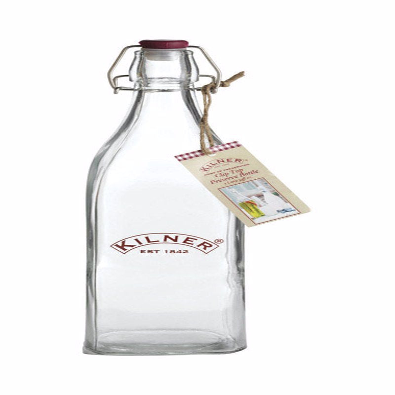 KILNER - Kilner 34 oz Clear Preserver Bottle 1 pk - Case of 12