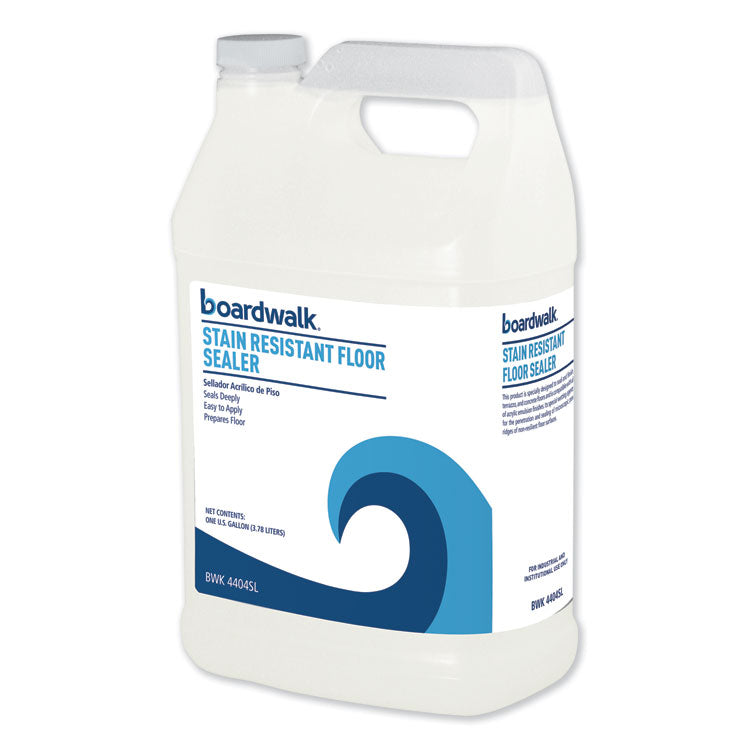 Boardwalk - Stain Resistant Floor Sealer, 1 gal Bottle, 4/Carton