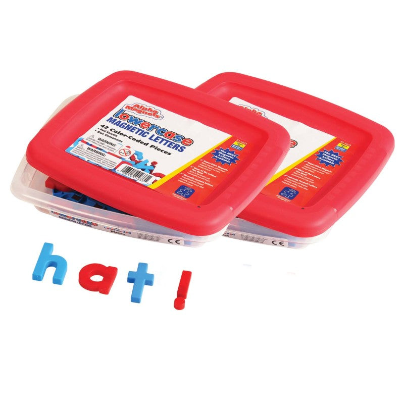 EDUCATIONAL INSIGHTS - AlphaMagnets® Color-Coded Lowercase, 42 Per Pack, 2 Packs