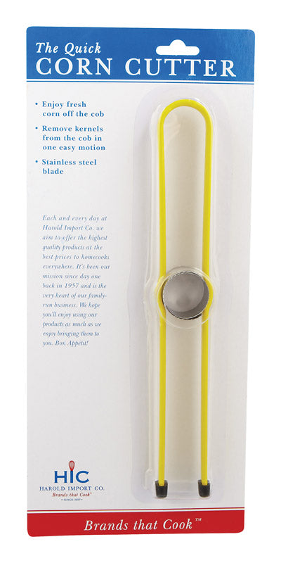HAROLD IMPORT - Harold Import Yellow Stainless Steel Corn Cutter