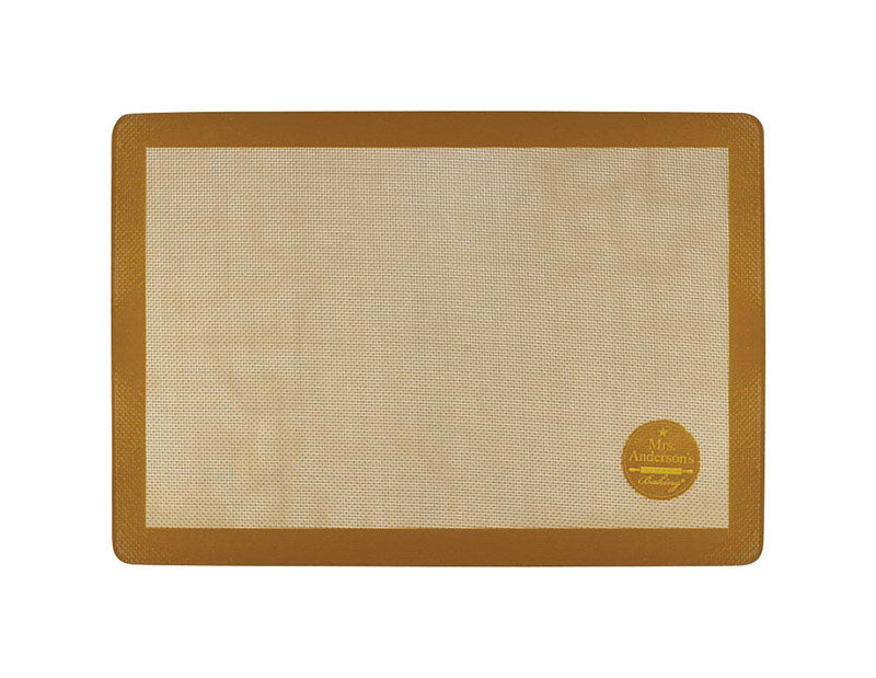 MRS. ANDERSON'S - Mrs. Anderson's Baking 11-5/8 in. W X 16-1/2 in. L Baking Mat Tan 1 pk