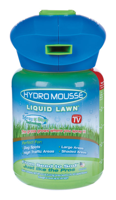 HYDRO MOUSSE - Hydro Mousse Liquid Lawn Fine Fescue Grass Full Sun Grass Seed 0.5 lb