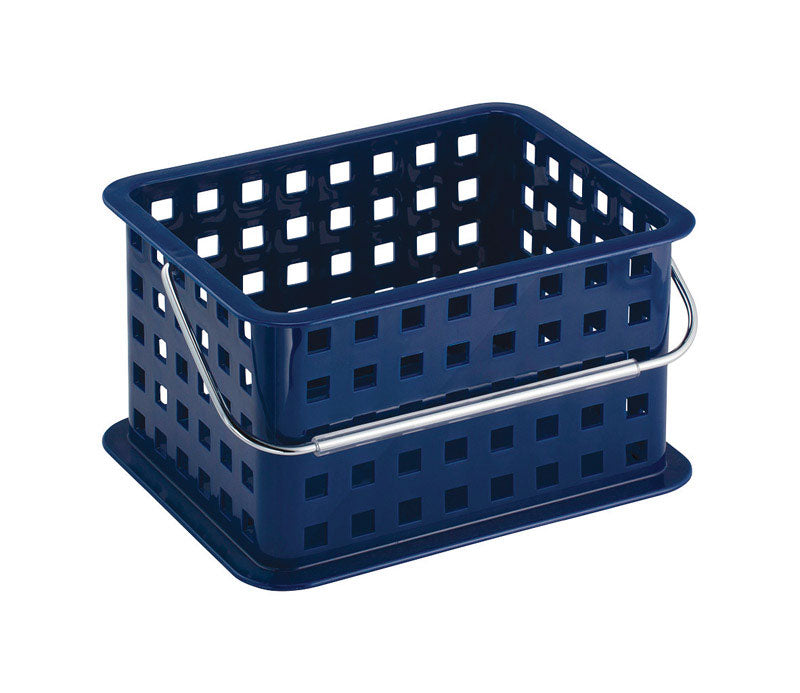 IDESIGN - iDesign Blue Storage Basket 7 in. H X 5 in. W X 9.25 in. D - Case of 3