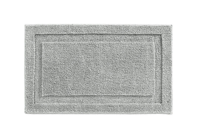 IDESIGN - iDesign 34 in. L X 21 in. W Gray Microfiber Polyester Bath Spa Rug - Case of 3