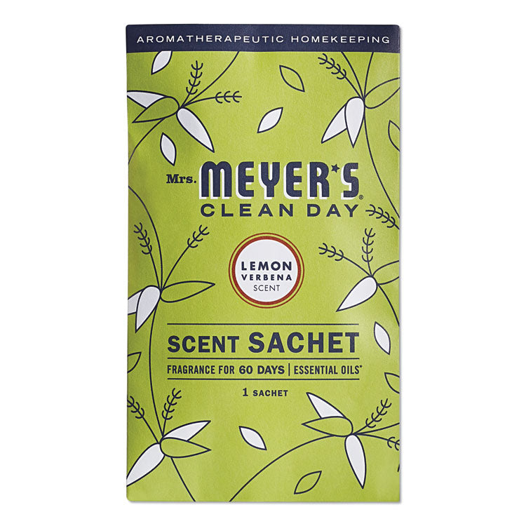 Mrs. Meyer's - Clean Day Scent Sachets, Lemon Verbena, 0.05 lbs Sachet, 18/Carton