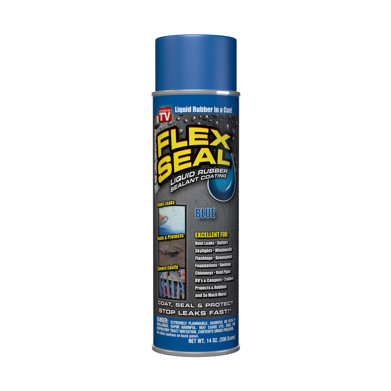 FLEX SEAL FAMILY OF PRODUCTS - Flex Seal Family of Products Flex Seal Blue Rubber Spray Sealant 14 oz - Case of 6