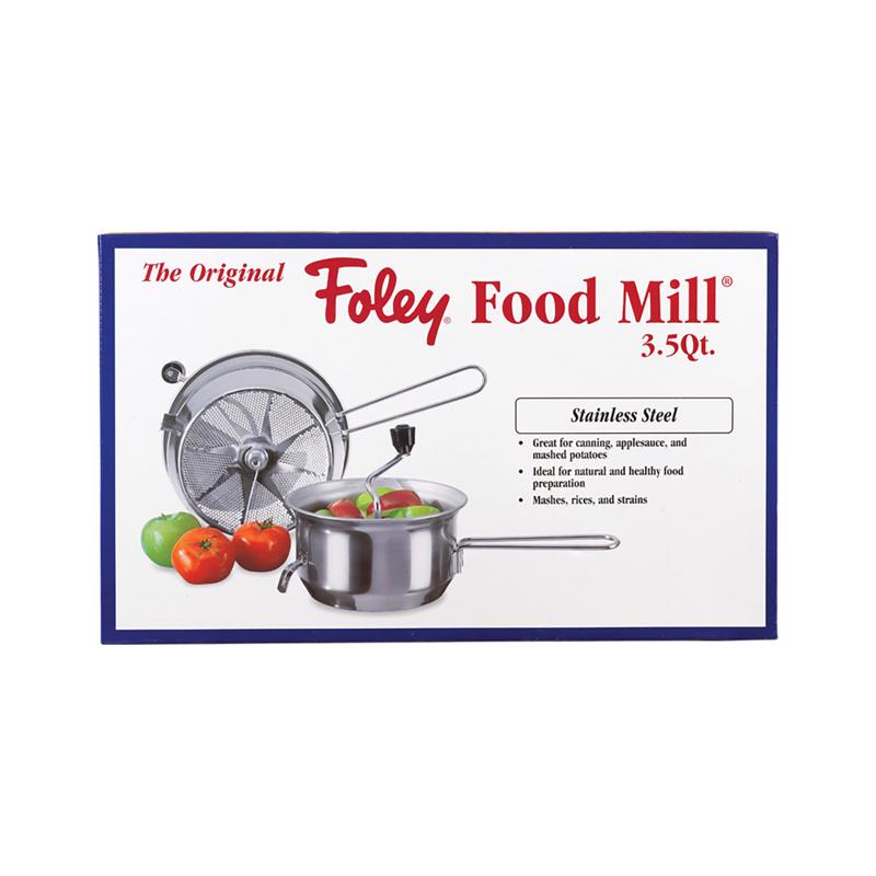 MIRRO - Foley 112 oz Silver Stainless Steel Food Mill