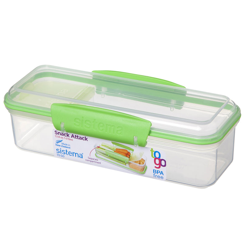 SISTEMA - Sistema To Go 13.8 oz Clear Food Storage Container 1 pk - Case of 9