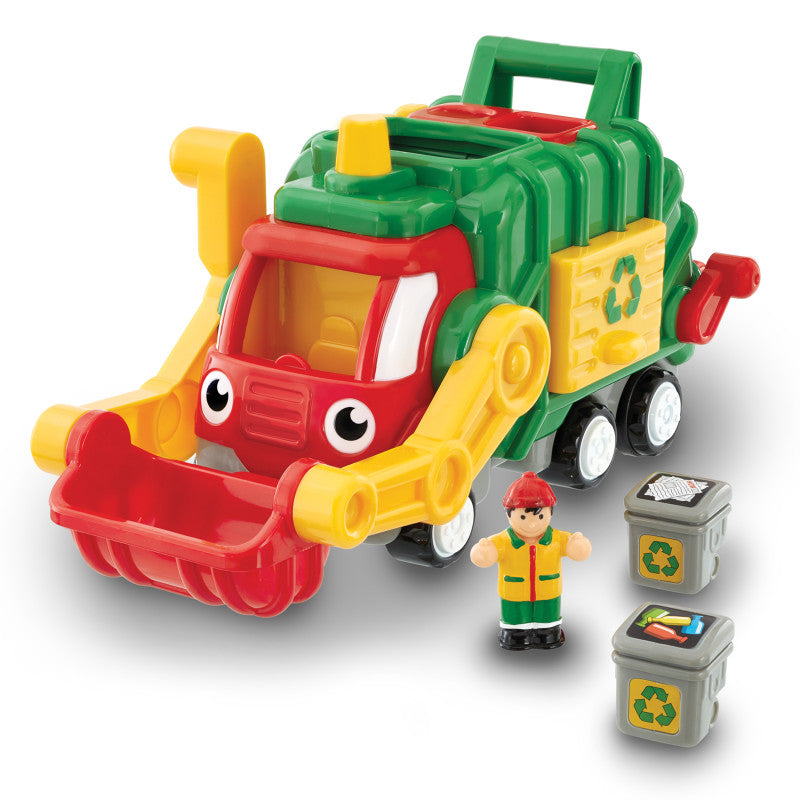 WOW TOYS - Flip 'n' Tip Fred, Garbage Truck