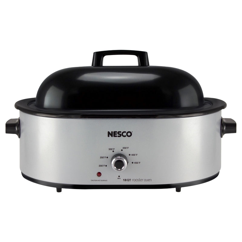 NESCO - Nesco Silver Stainless Steel 18 qt Electric Roaster 17.5 in. H X 9.2 in. W X 25.4 in. L