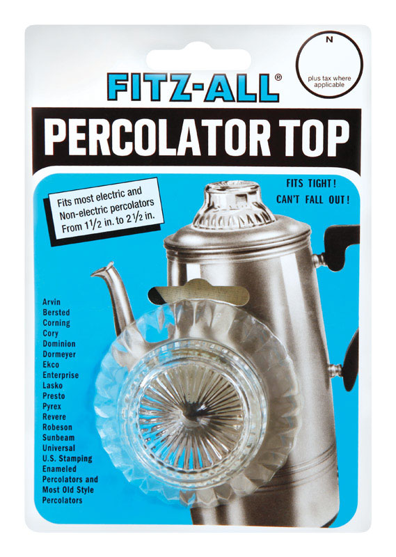 FITZ-ALL - Fitz-All Glass Replacement Percolator Top Clear [55701]