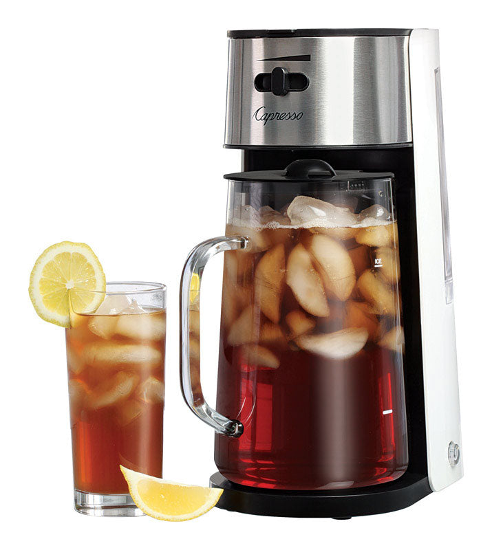 CAPRESSO - Capresso 2.5 qt Black/Silver Iced Tea Maker