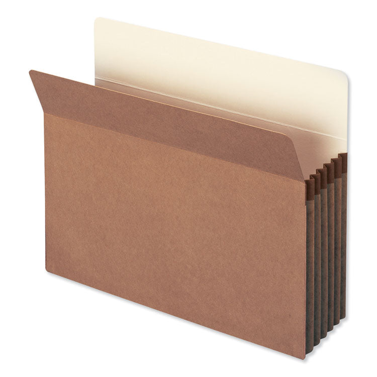 Smead - Redrope Drop Front File Pockets, 5.25" Expansion, Letter Size, Redrope, 50/Box